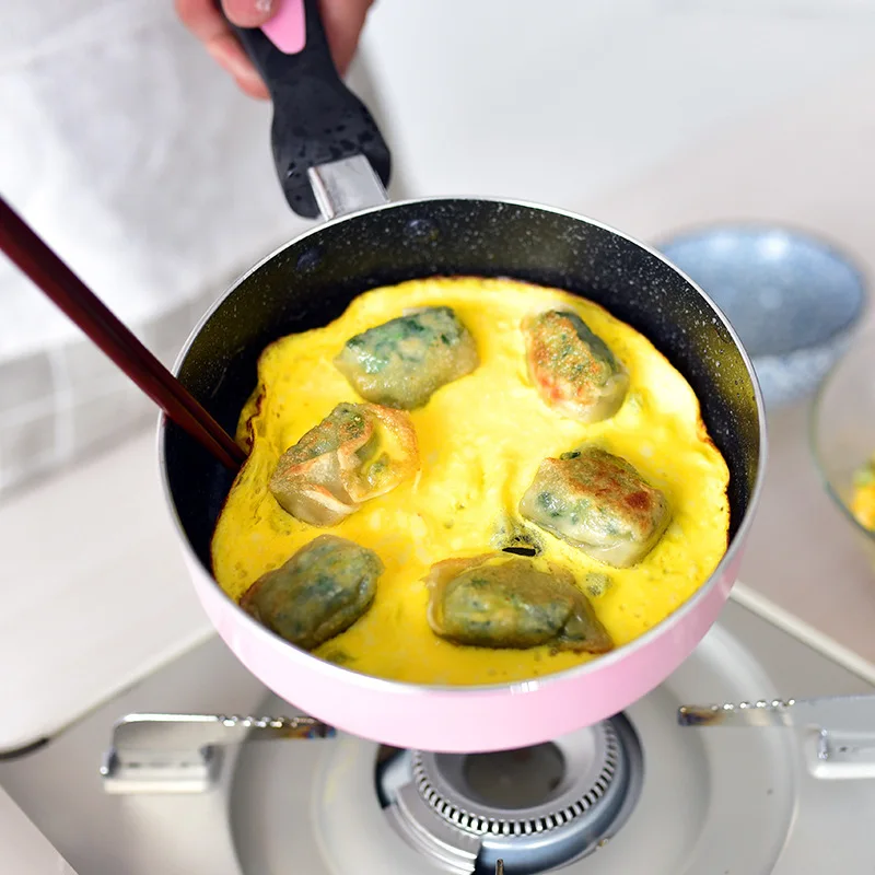 Сковорода высокого качества 20 см антипригарная медная сковорода для жарки с