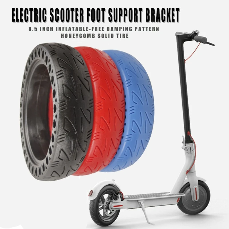

2PCS 8.5 Inch Electric Scooter Solid Tyre Honeycomb Absorber Rubber Tire Durable Shock Tyre for Xiaomi M365 Pro