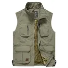 Теплые Жилеты с карманами для пеших прогулок; Бархатные куртки без рукавов для разгрузки, фотографии, рыбалки, груза; Жилет Chaleco Tactico SizeM-5XL