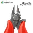 Диагональные плоскогубцы 3,5 дюйма, мини-кусачки для проводов, маленькие мягкие кусачки, электронные плоскогубцы, провода, изоляция, резиновая ручка, модель, ручные инструменты