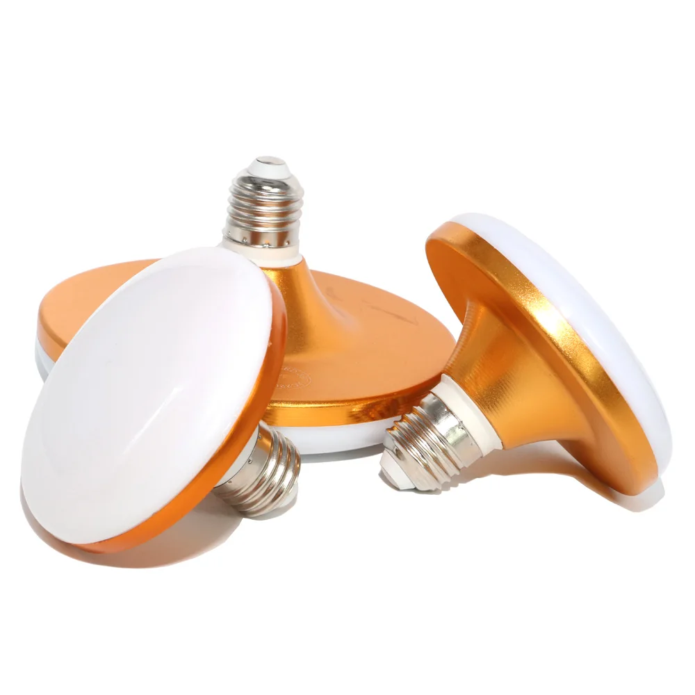 2835 SMD E27 светодиодный ная лампа 220 В 12 Вт 15 24 36 50 энергосберегающая НЛО яркая 240 3528SMD