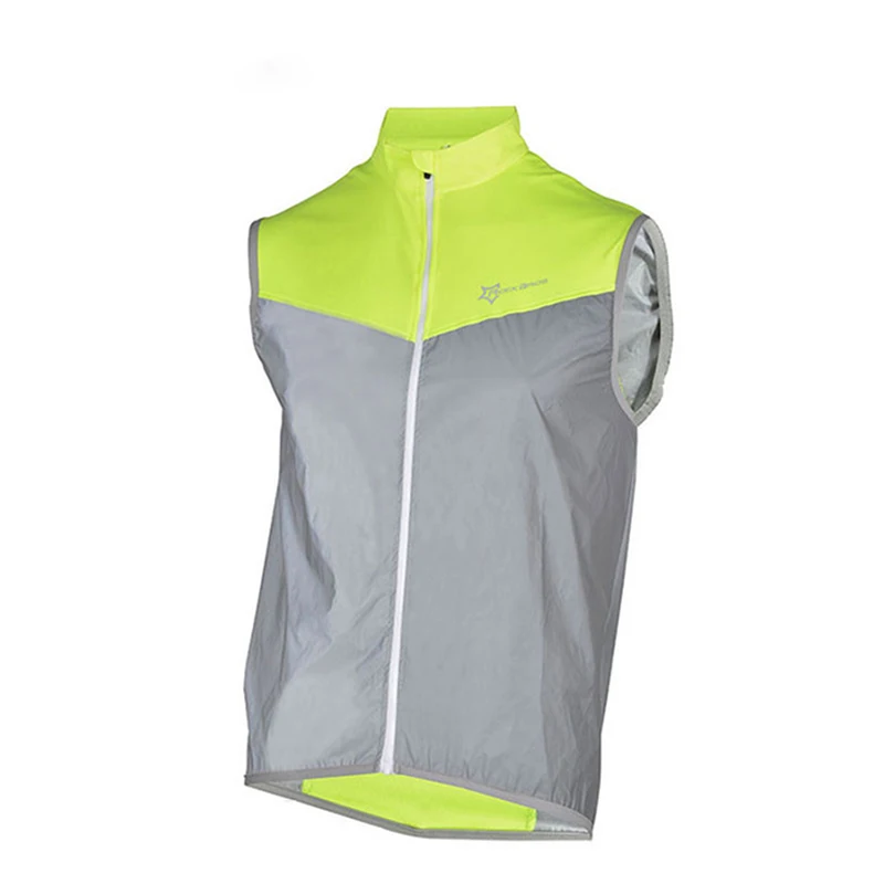 Светоотражающий велосипедный жилет ROCKBROS мужская куртка ветрозащитная дышащая