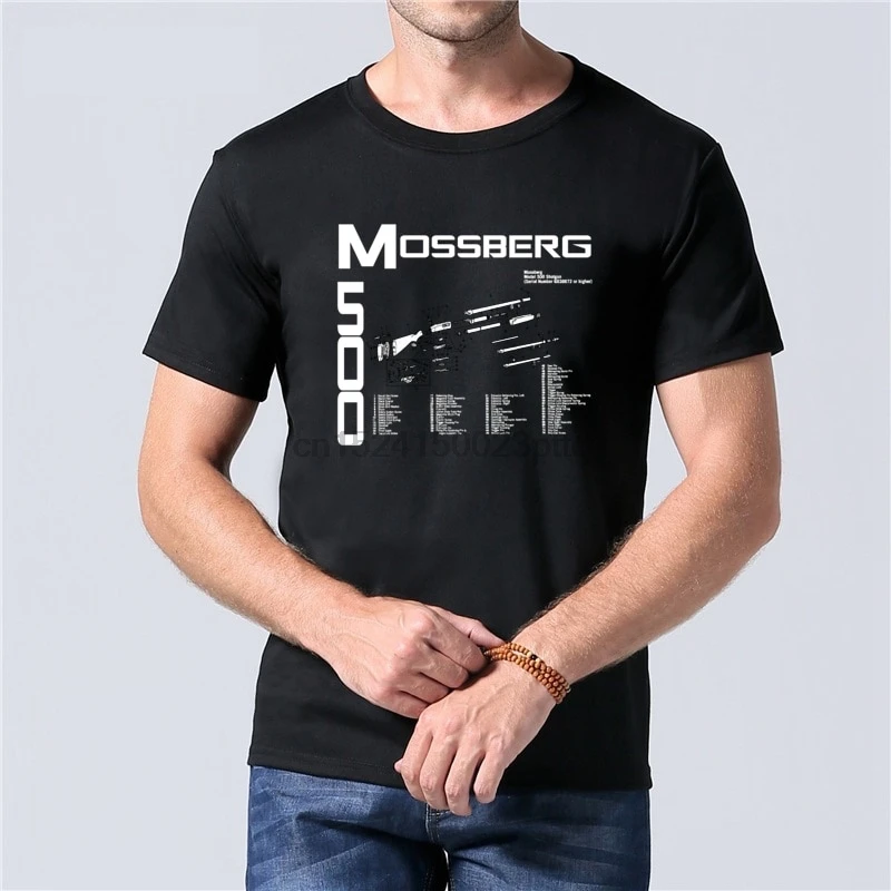 

Mossberg 500 Exploded View Mens Printed T Shirts Sale 2019 Custom Made Shirt Hop Great Mens Tee Shirt Elastic Design