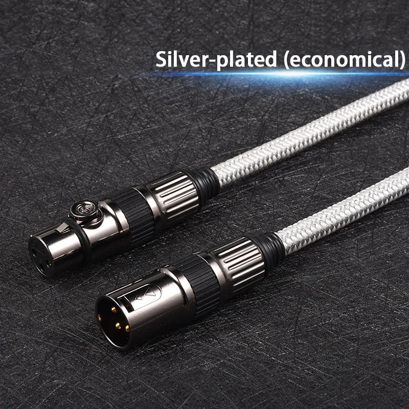 XLR кабель Папа мама M/F 3Pin OFC аудио фольга + Плетеный экранированный для микрофона