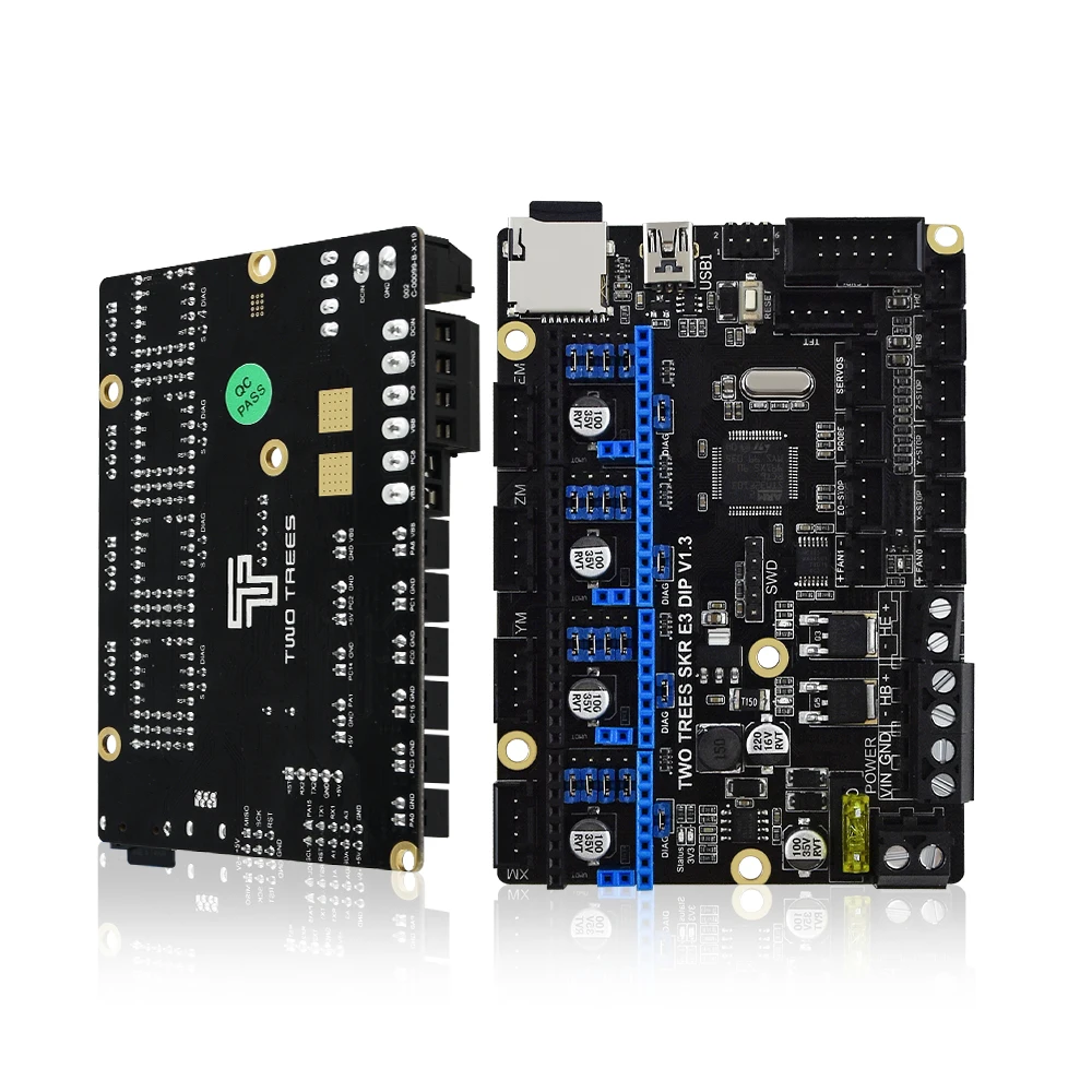 twotrees skr e3 dip v1 3 motherboard 32bit control board with tmc22208 uart driver 3d printer parts for creality ender 3 free global shipping