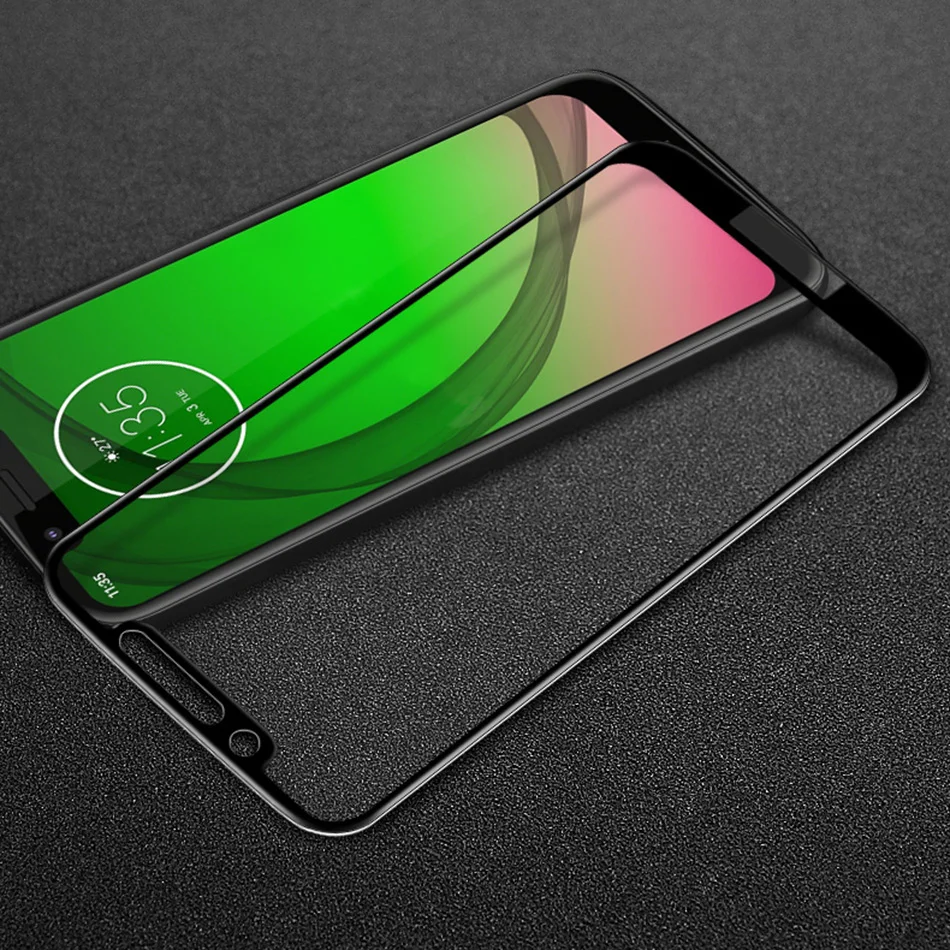 Закаленное стекло 9D для Moto G7 Power G6 Play P30 Note Plus One Защита экрана стеклянная