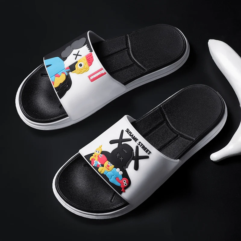 

Summer Slippers For Men And Women, Casual Household Slippers, Outdoor Quick-Drying Massage Couple Garden Shoes Beach Sandals