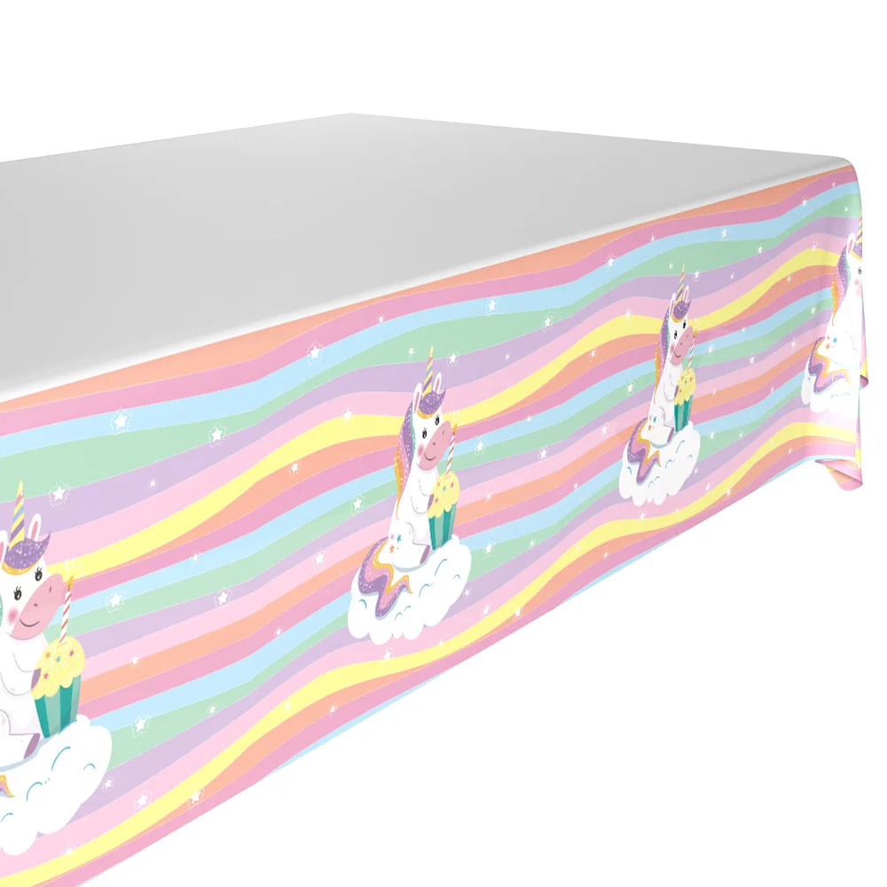 Мультяшная тематика скатерти для вечеринки одноразовые принадлежности детские