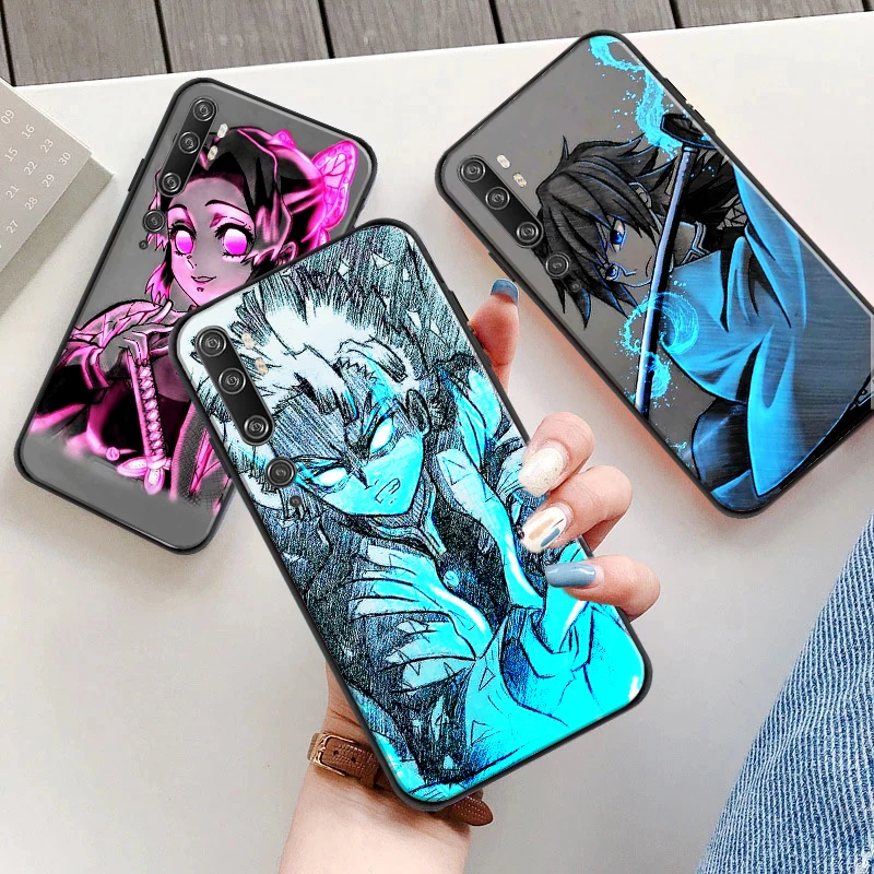 

Japan Anime Demon Slayer Kamado Tanjirou Nezuko Phone Case For Xiaomi CC9 CC9e 10S 10 Pro Lite 11 11 Lite Pro Ultra TPU Cover