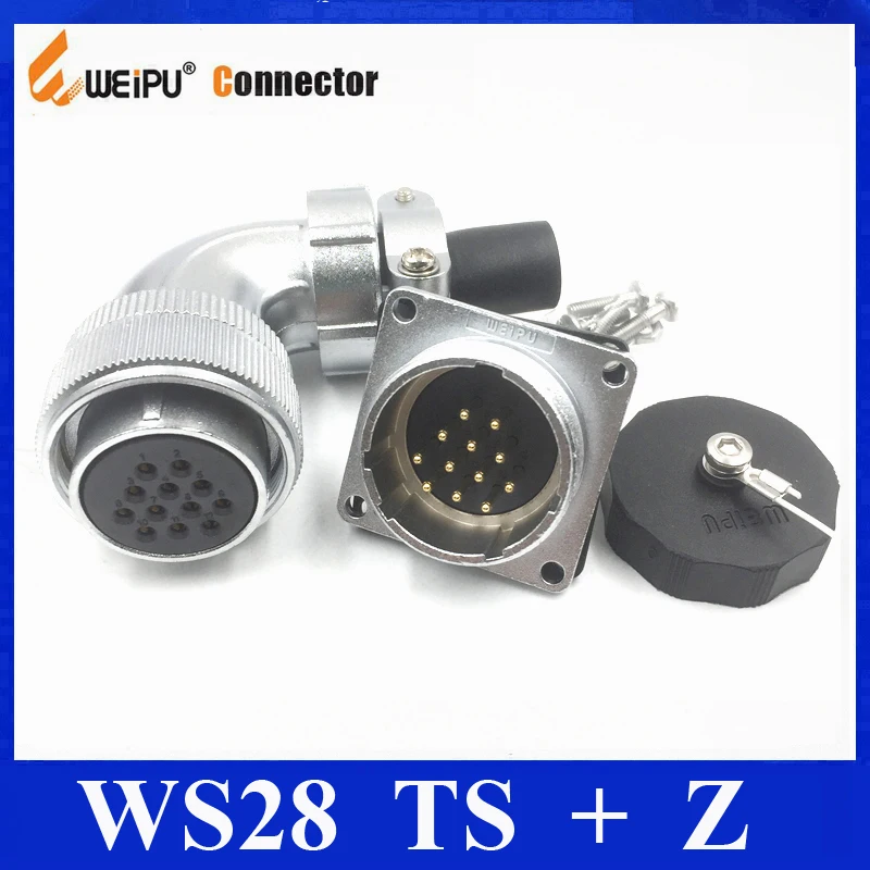 Оригинальные WEIPU WS28 2 3 4 7 10 12 16 17 20 24 26 контактный разъем TS Женская угловая вилка