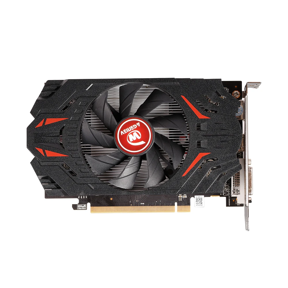 Verkauf VEINEDA Video Karte RX550 4GB GDDR5 128bit PCI-E 3,0 DisplayPort DVI-D Grafikkarte Für NVIDIA Geforce Spiele