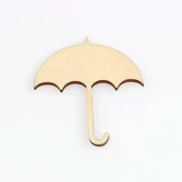 umbrella model mascot laser cut craft diy decor silhouette blank unpainted 25 pieces woodwork1207