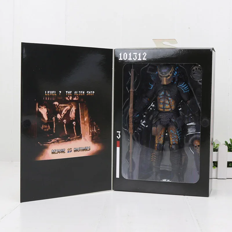 5180 18cm 1 inbox 16-25 см NECA это фильм Pennywise Джокер 1990 Стивен Кинг клоун Фигура NECA VS фигура хищника Хэллоуин украшения подарки - Цвет: 5180 18cm 1 inbox
