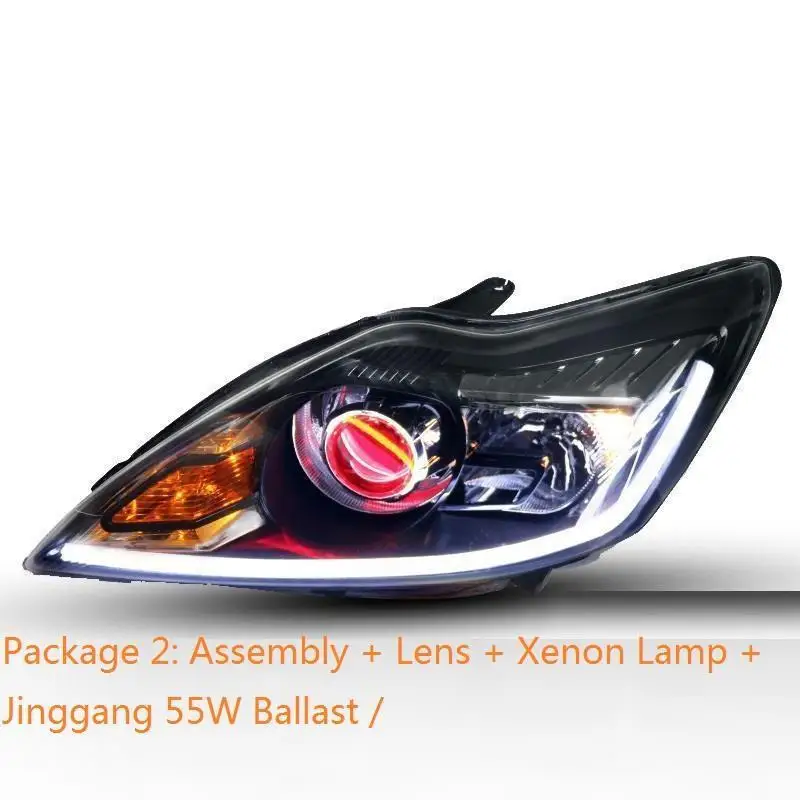 Luces Automovil Neblineros Para Auto Drl Lights Assembly Cob Styling Led Parts Car Lighting Headlights 17 18 FOR Ford Focus | Автомобили и