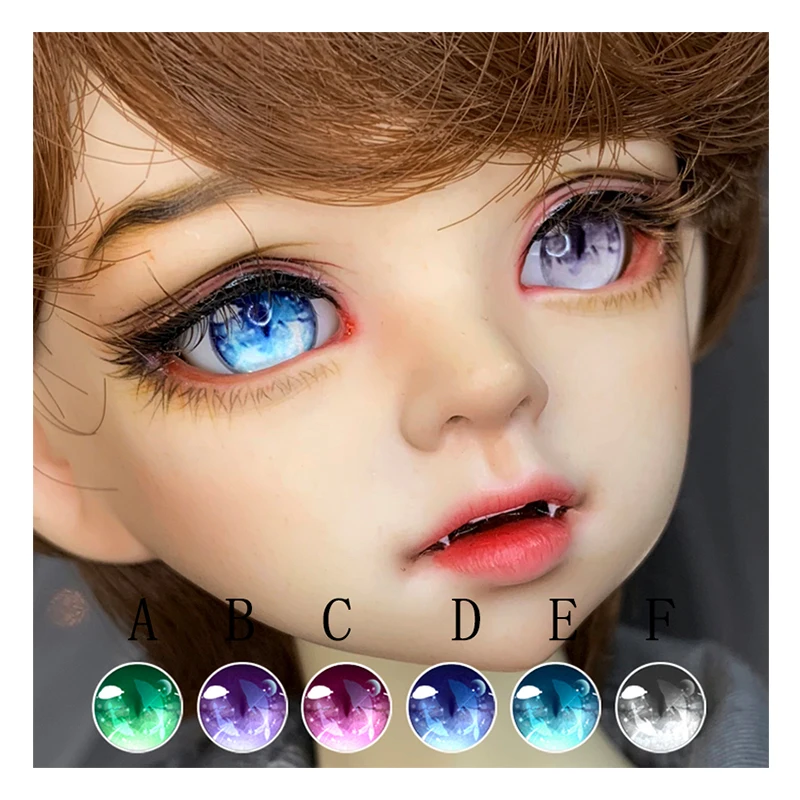 Глаза из мультфильма BJD 10mm 14mm 18mm 24mm глаза для 1/8 1/6 1/4 1/3 DD кукольные аксессуары с