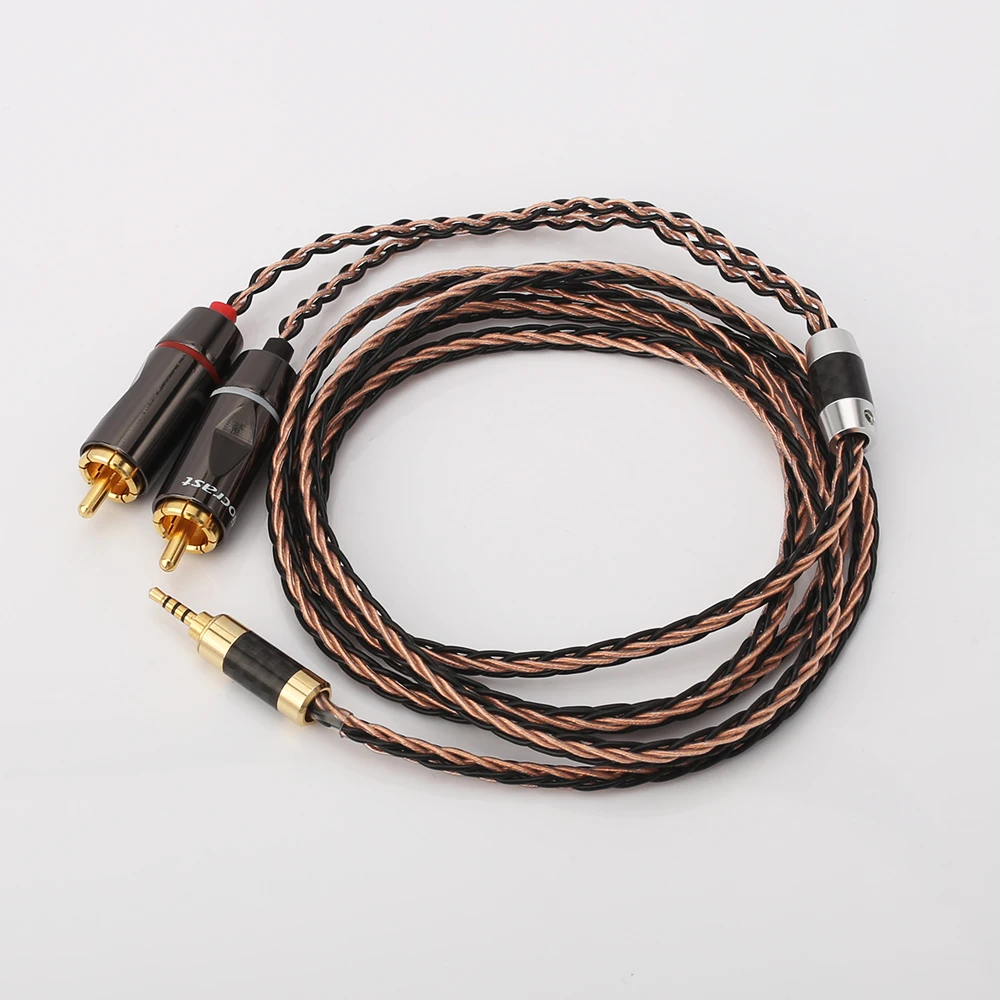 Audiocrast Hifi 2 5 мм TRRS сбалансированный до RCA Штекерный кабель для Astell &amp Kern AK100II AK120II AK240
