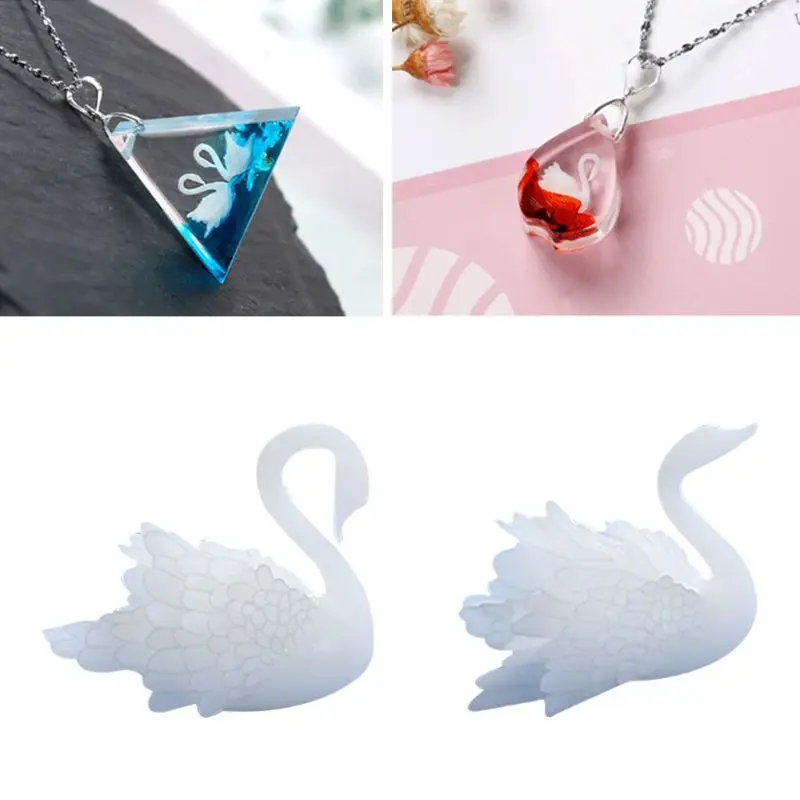 

Mini 3D Stereo Swan Manual DIY Crystal Epoxy Accessories Filling Material Creative Crafts Jewelry Making Filler