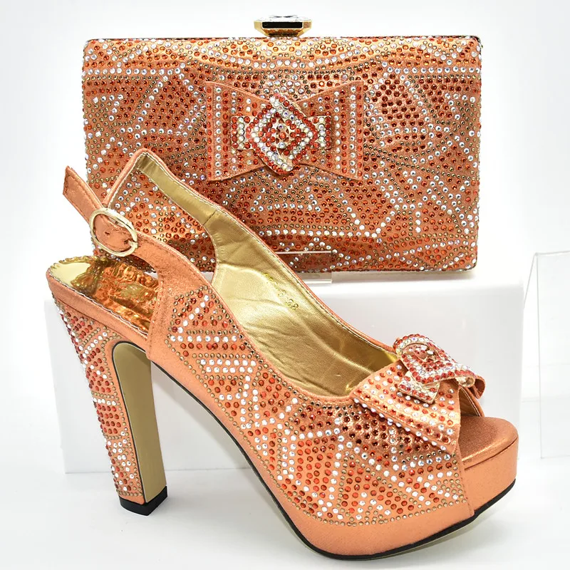 Туфли и сумки в африканском стиле женские вечерние туфли лодочки нигерийском