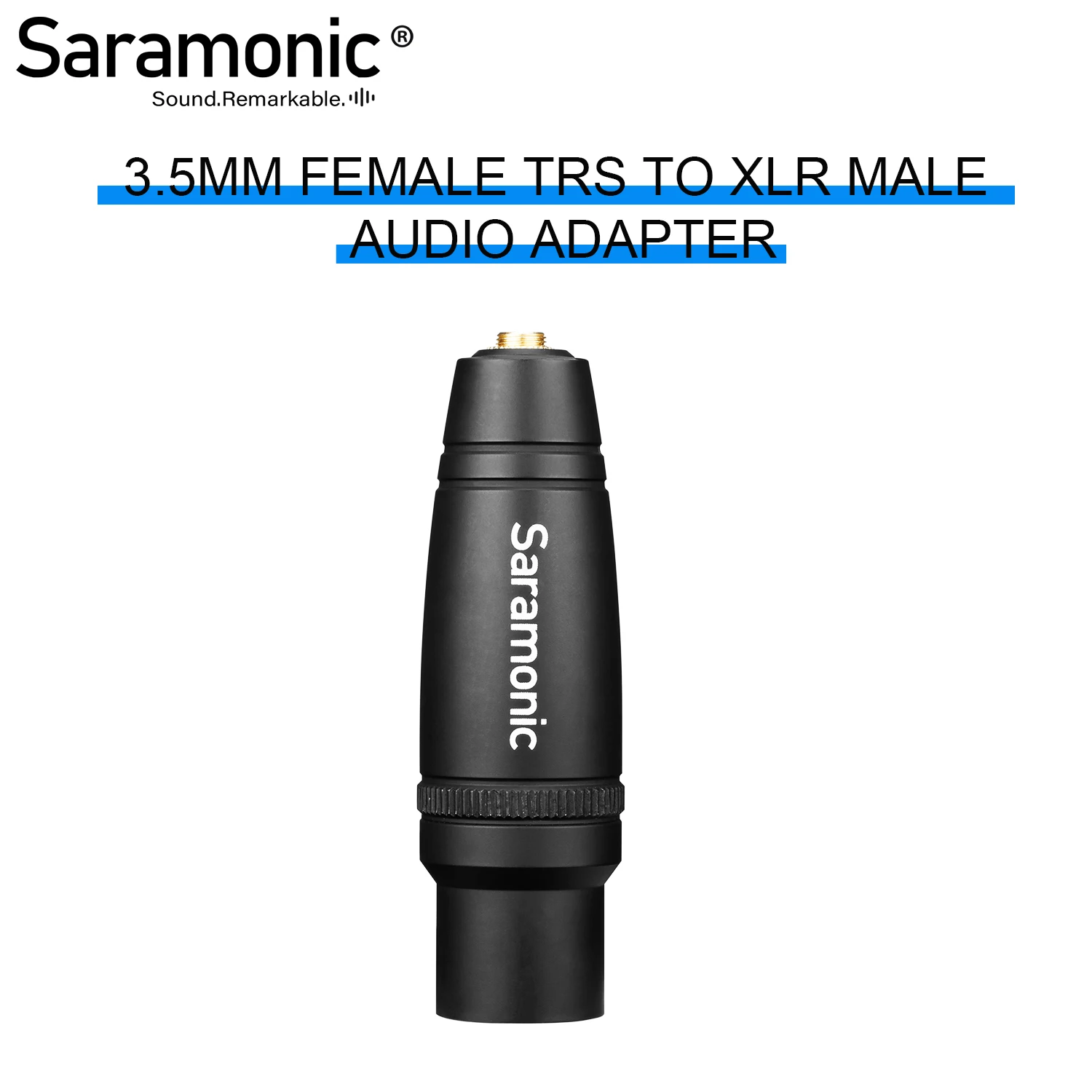 

Saramonic C-XLR / C-XLR + 3,5 мм Femal TRS to 3-pin XLR Male Audio Adapter для миксера, камеры, стандартные 3-контактные входные устройства XLR ZOOM