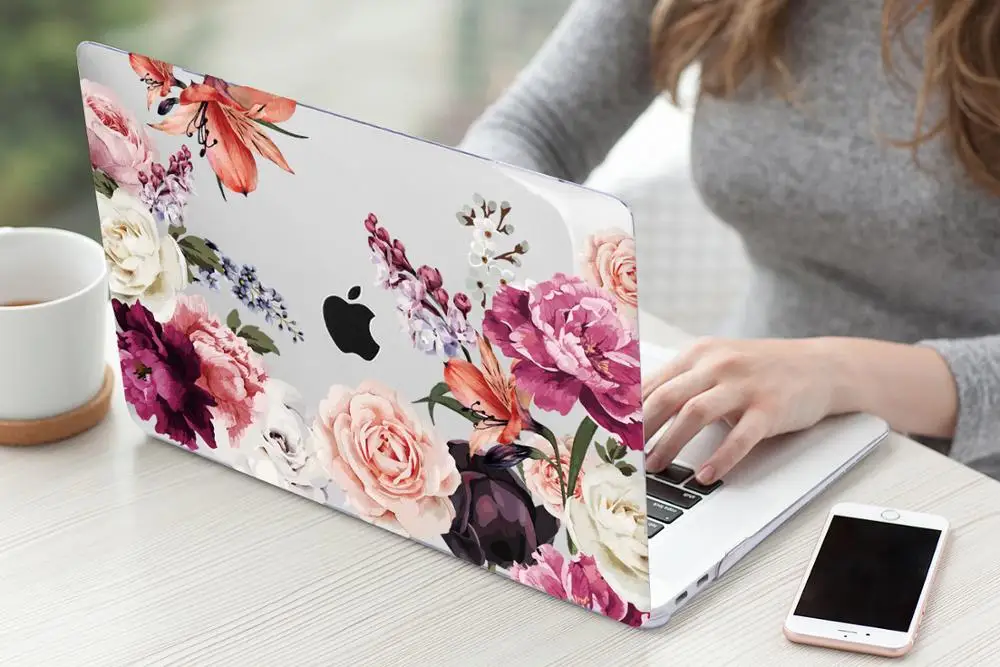 Жесткий чехол Crazy Design с цветочным рисунком жирафа для Macbook Air 13 A1932 Pro 13 Touch Bar A2159 16 дюймов чехол для ноутбука A2141