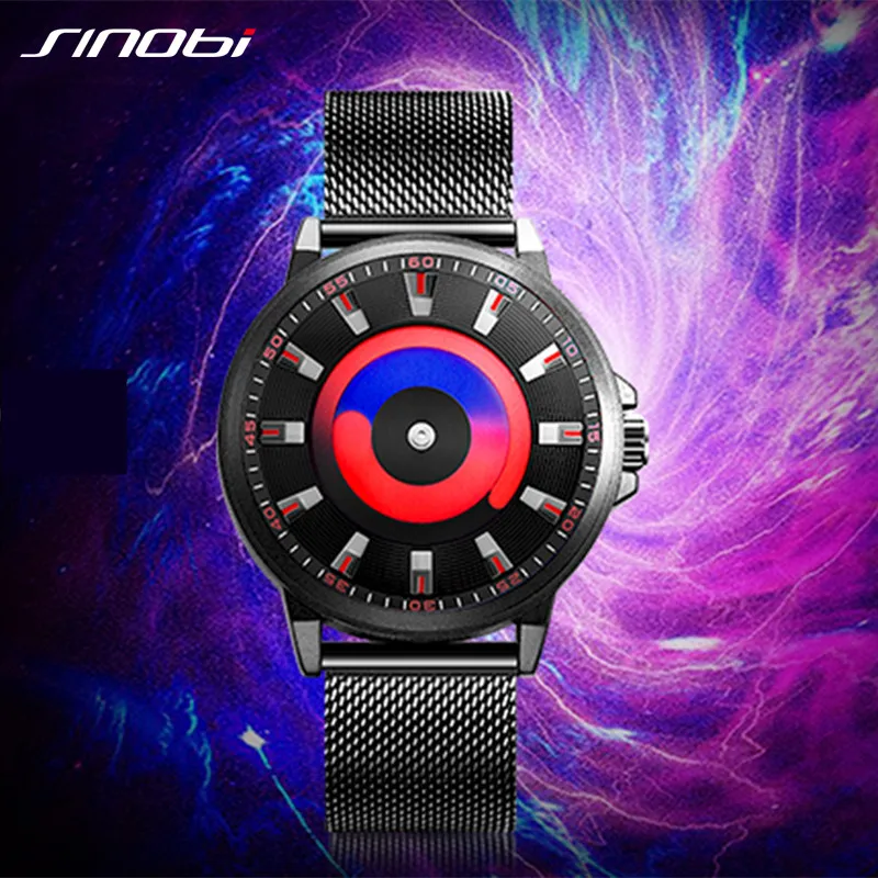 SINOBI Новые Креативные Спортивные кварцевые мужские наручные часы Miyota с топом