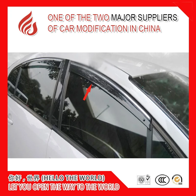 

4 шт., дефлектор для окон SEGA 2007-2016 C4 SEGA 2016-2018