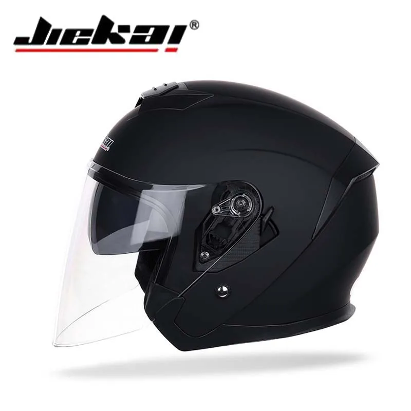 Шлем JIEKAI электрический с двойными линзами для мужчин и женщин мотоциклетный шлем