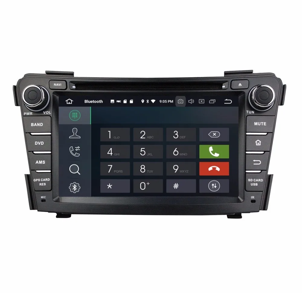 Автомагнитола для Hyundai I40 2011 2017 8 ядер 7 дюймов Android 9 0 GPS 4 Гб ОЗУ 64 ПЗУ | Автомобили и