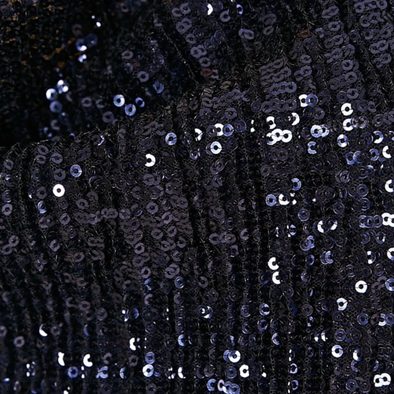 Сексуальное женское темно-синее платье с блестками новинка сексуальный женский