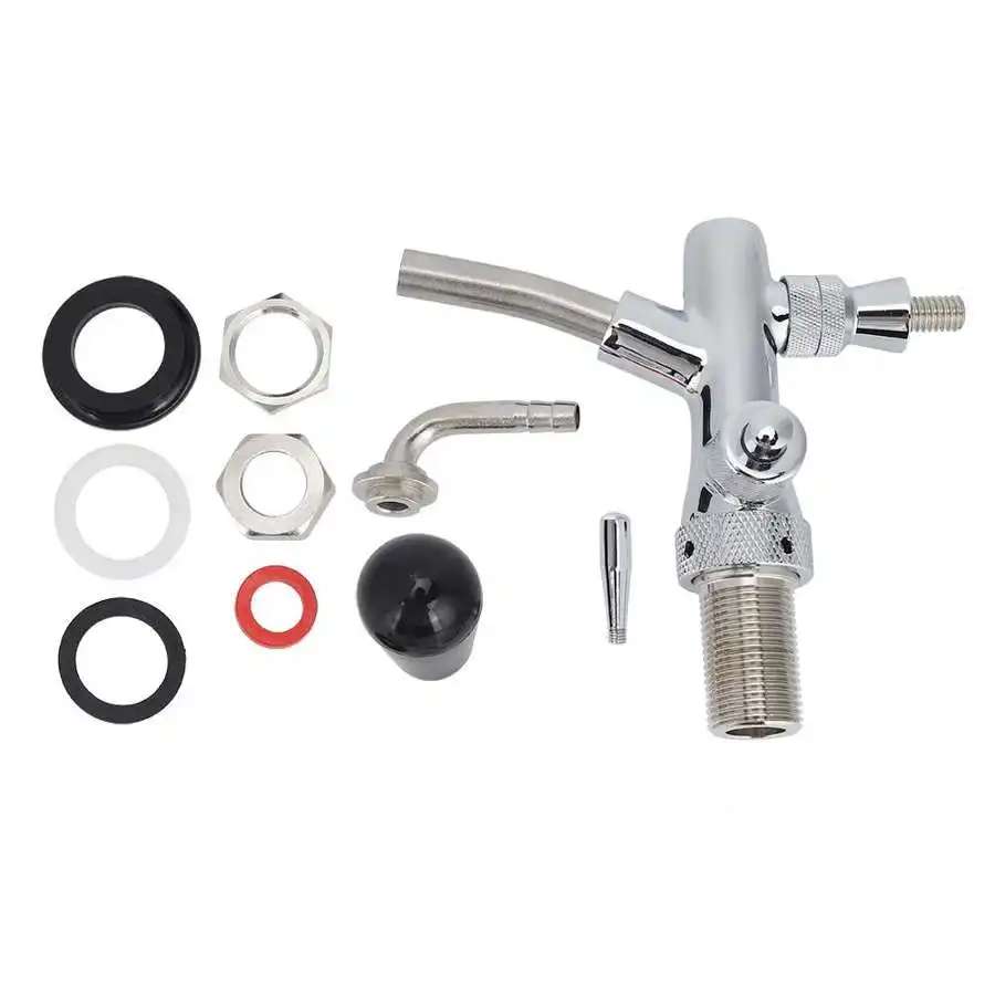 Кран для пива и регулируемый кран из хромированной латунной нержавеющей стали