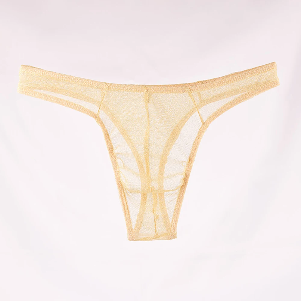 Мужские сексуальные эластичные микро стринги нижнее белье прозрачные мини