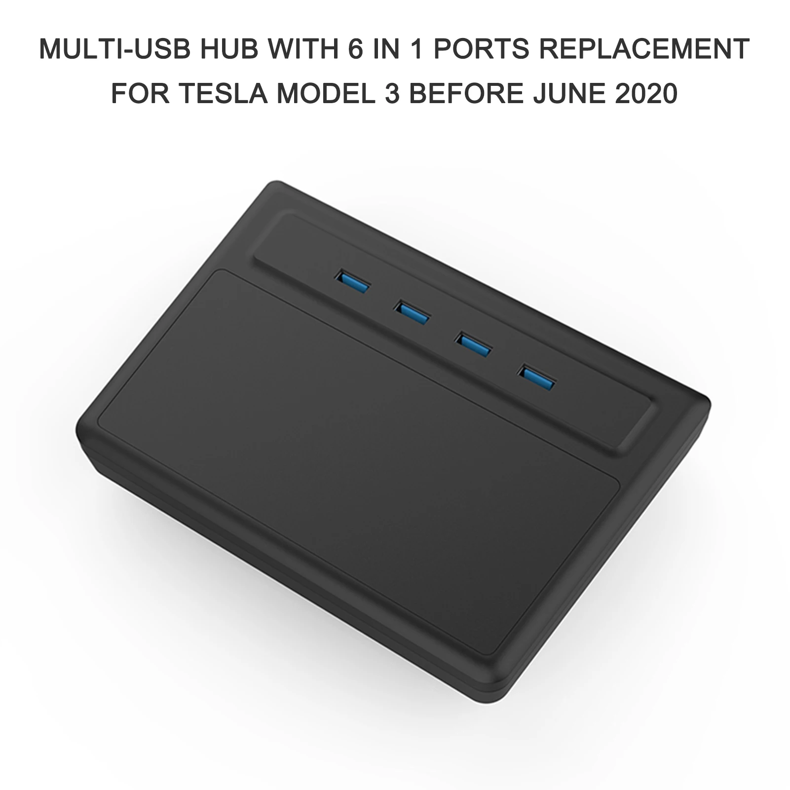 Мульти-usb-хаб салона центральной консоли аксессуаров с 6 в 1 / 5 Порты Замена для Tesla