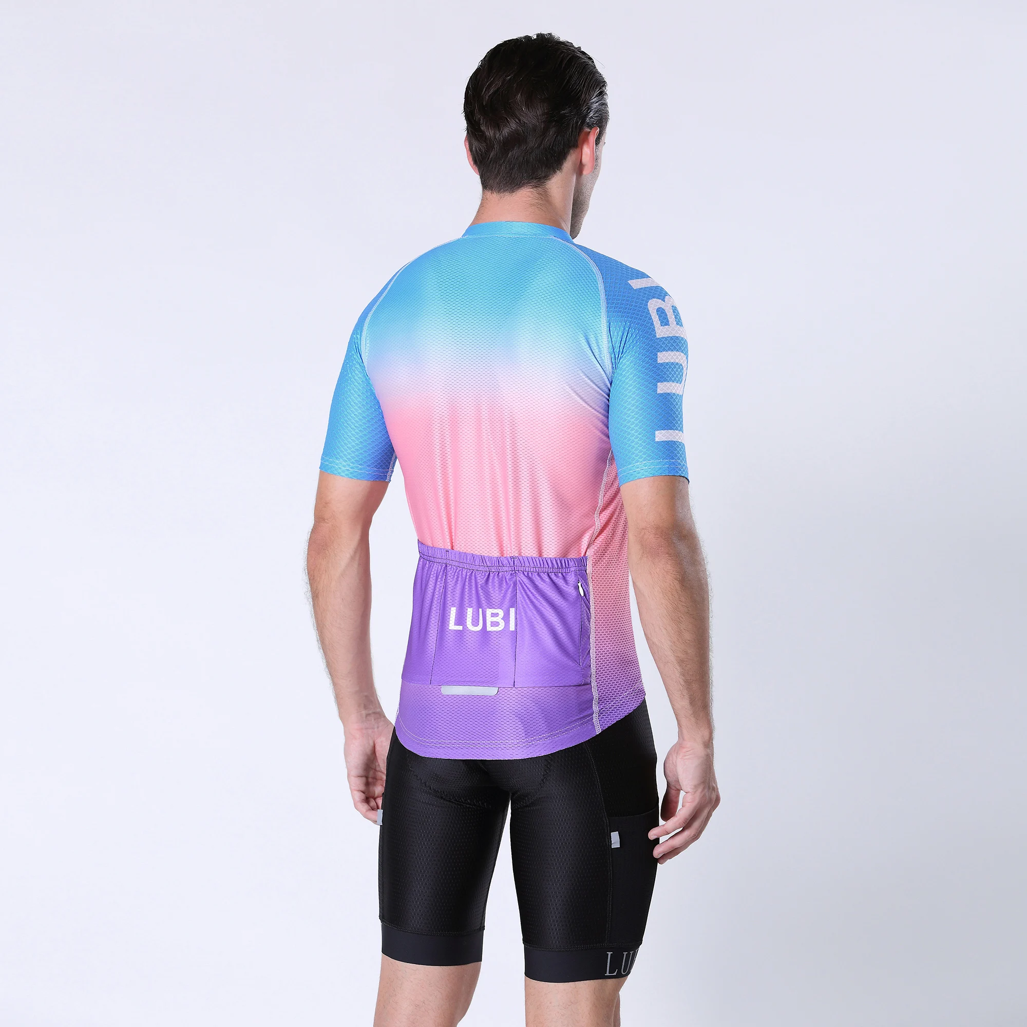 LUBI Мужской комплект для велоспорта Летний комбинезон шорты Джерси костюм Pro