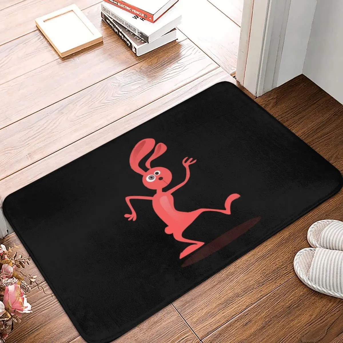 Коврик с кроликом коврик для ног ванной нескользящий входа в кухню спальню