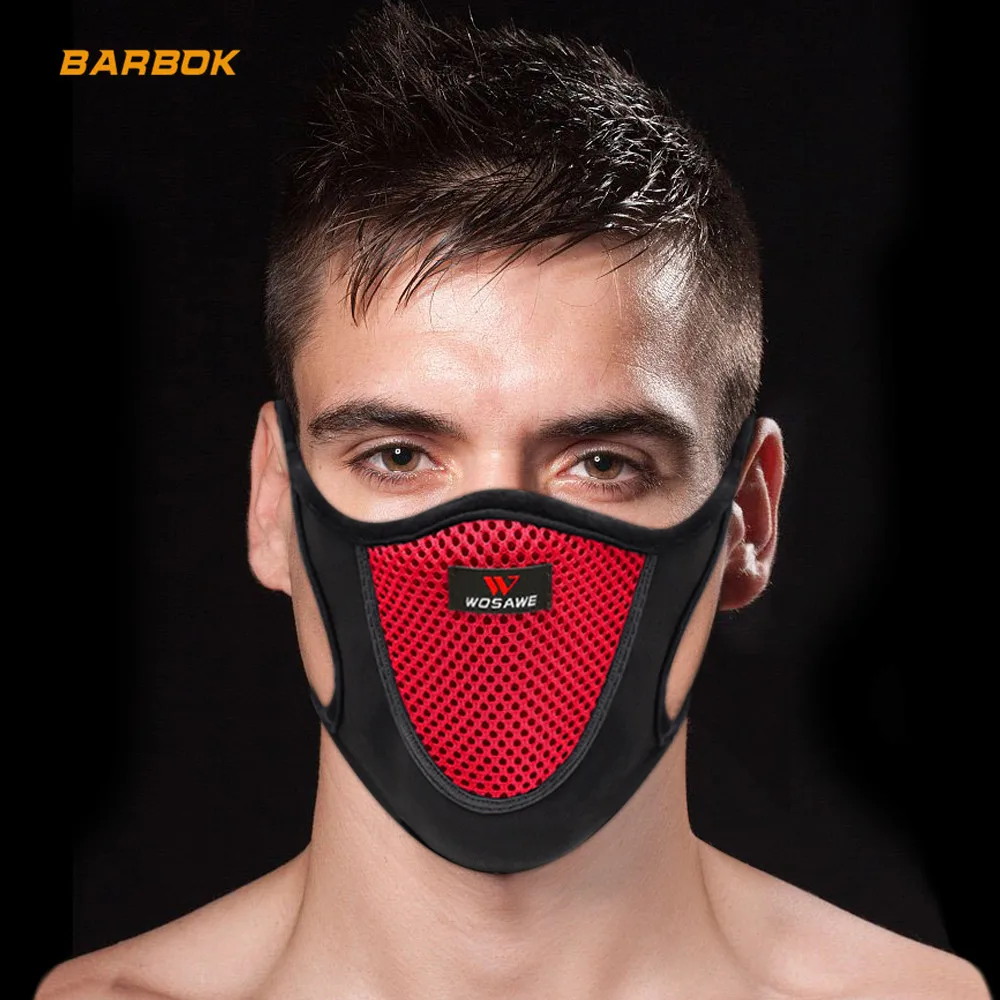 WOSAWE защита для лица мотоцикла дышащие фильтры пыленепроницаемый респиратор