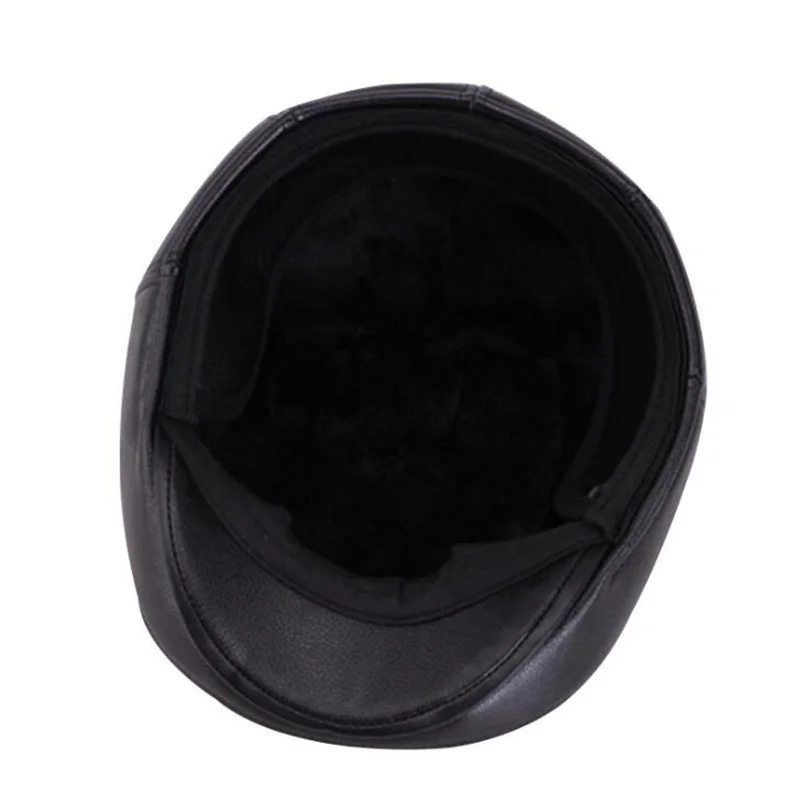 Новый Зимний берет Кепки s для Для мужчин однотонные кроссовки из полиуретановой