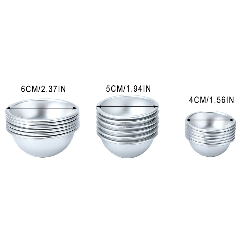 48 шт. креативных форм для бомбочек ванны взрывчатый шар солевой форма выпечки