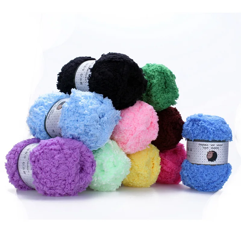 5 шт./компл. шерстяная пряжа для вязания Толстая Коралловая бархатная мягкая