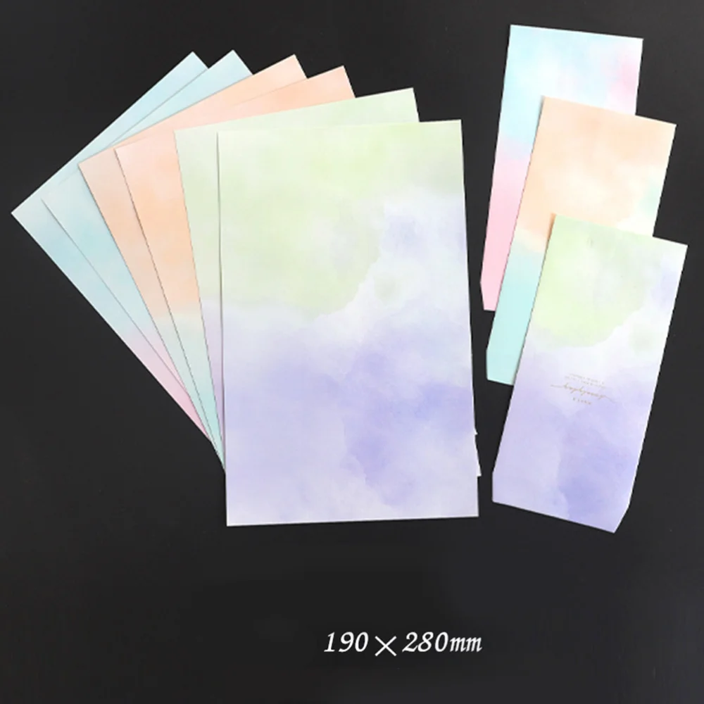 

8 Sets Printing Envelope Letter Papers Beautiful Pattern Storage Envelopes for Scrapbooking Letter