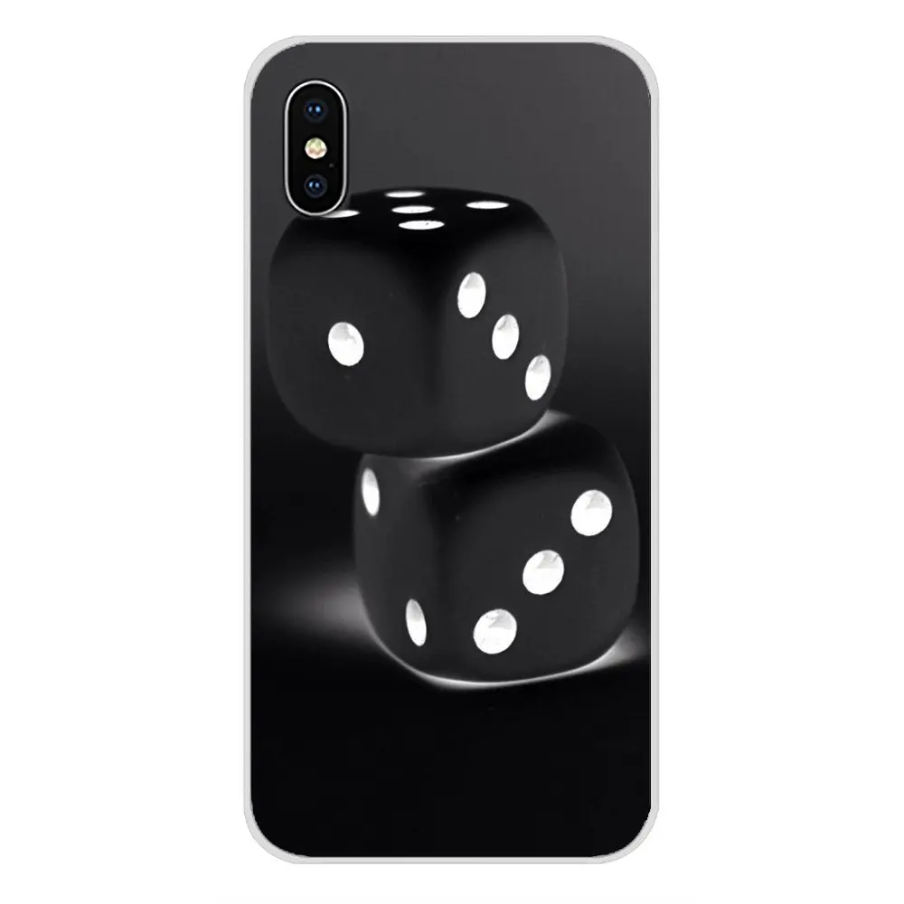 Для Apple iPhone X XR XS 11Pro MAX 4S 5C SE 6S 7 8 Plus ipod touch 5 6 Poker dice chips аксессуары чехлы для телефонов
