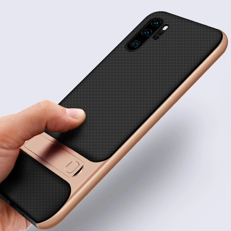 CAPSSICUM чехол с подставкой для huawei P30 Pro Чехол s PC силиконовый гибкий тонкий гелевый противоударный чехол с подставкой для задней панели P30PRO