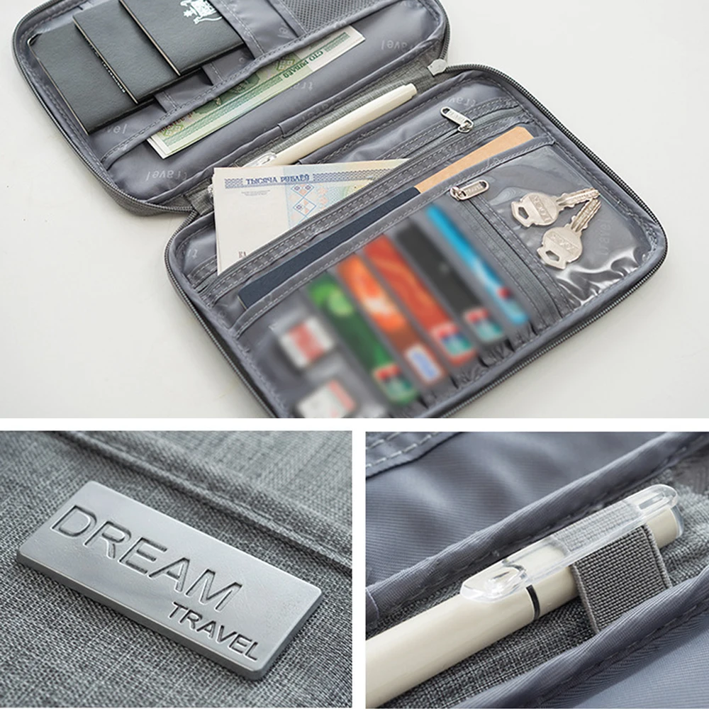 1 шт. дорожный кошелек для паспорта и кредитных карт | Дом сад