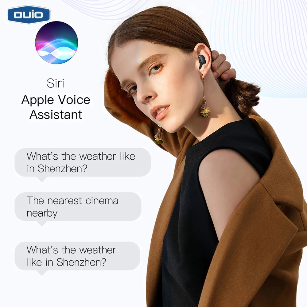 E6S Bluetooth наушники цифровой Дисплей с заряда в 6D Беспроводной звук Поддержка