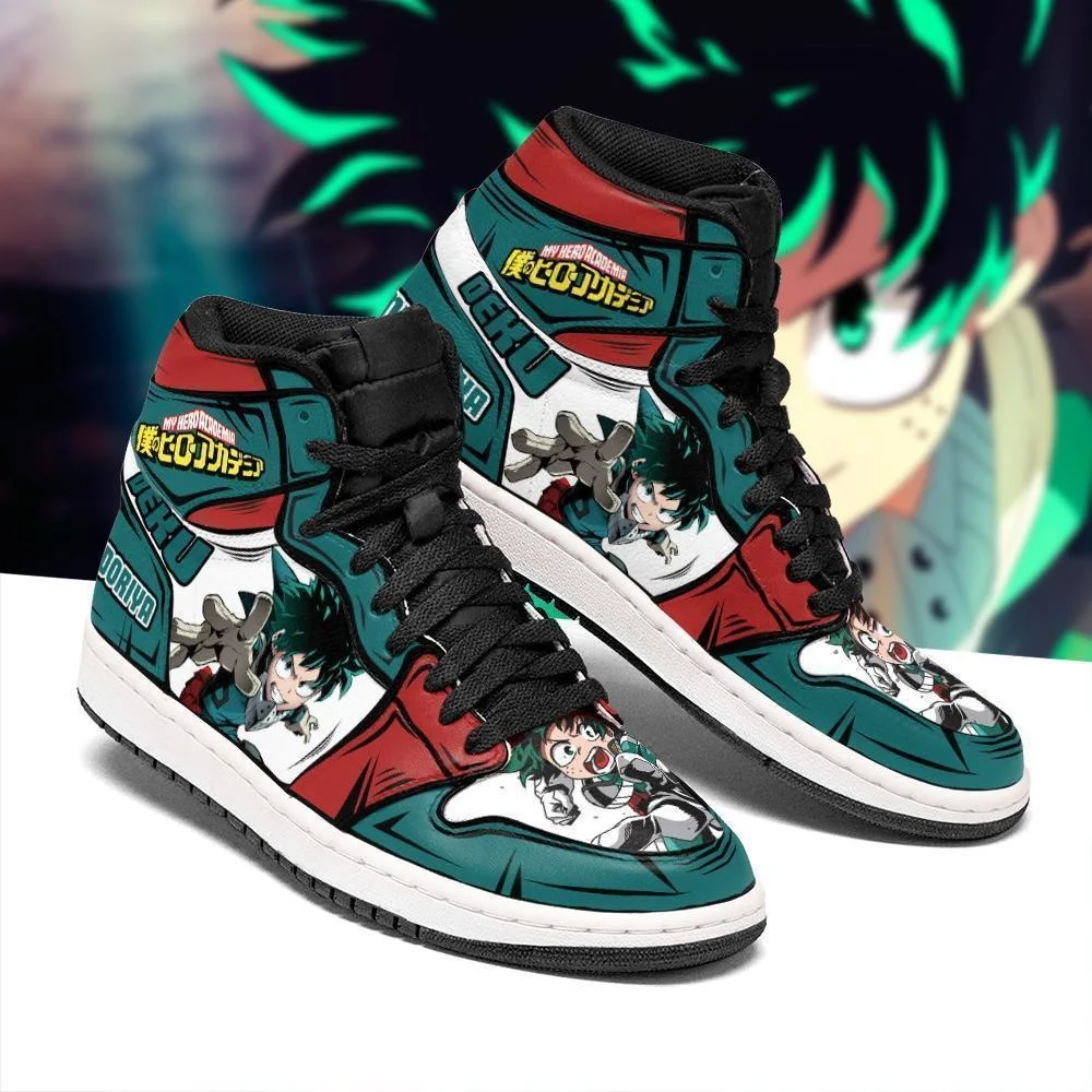 

Кроссовки Izuku Midoriya Deku, моя геройская академия, модная Аниме обувь