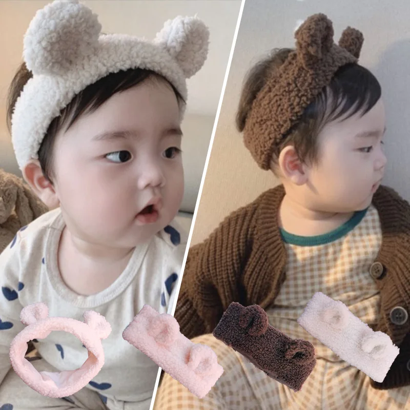 

Baby Cartoon Ear Style Headwear For Kids Lamb Hair Band Headband Children Kids Girls Boys Cute Hair Band Accessories