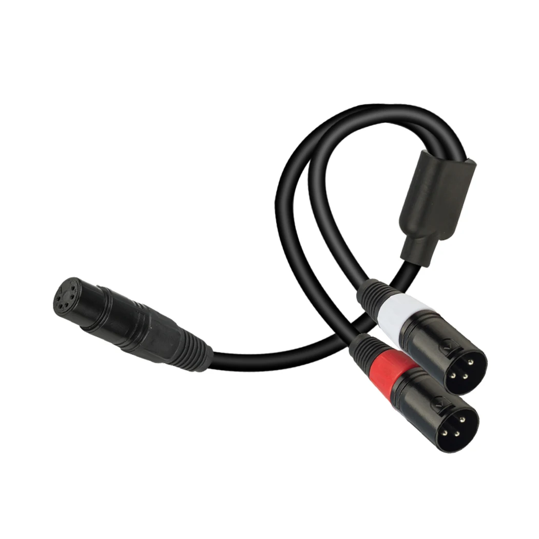 0.5 м аудио кабель XLR 5-контактный - 3-контактный