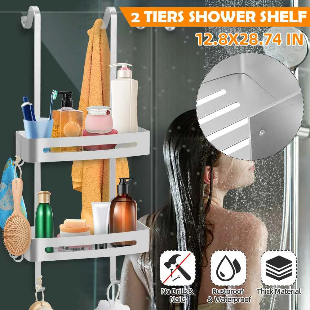 Полка для ванной кухни рама полки душа алюминиевый сплав держатель шампуня