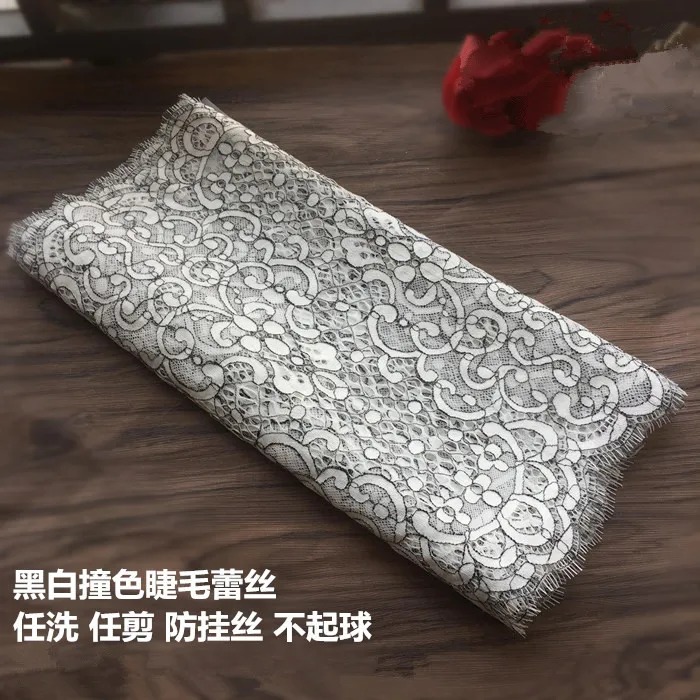 Изысканный полый сетчатый марлевый браслет 35 см кружевная ткань для одежды