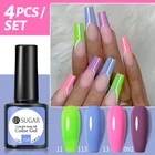 Набор летних гель-лаков UR SUGAR для маникюра стойкий флуоресцентный цветной гель для ногтей Полуперманентная Эмаль дизайн ногтей