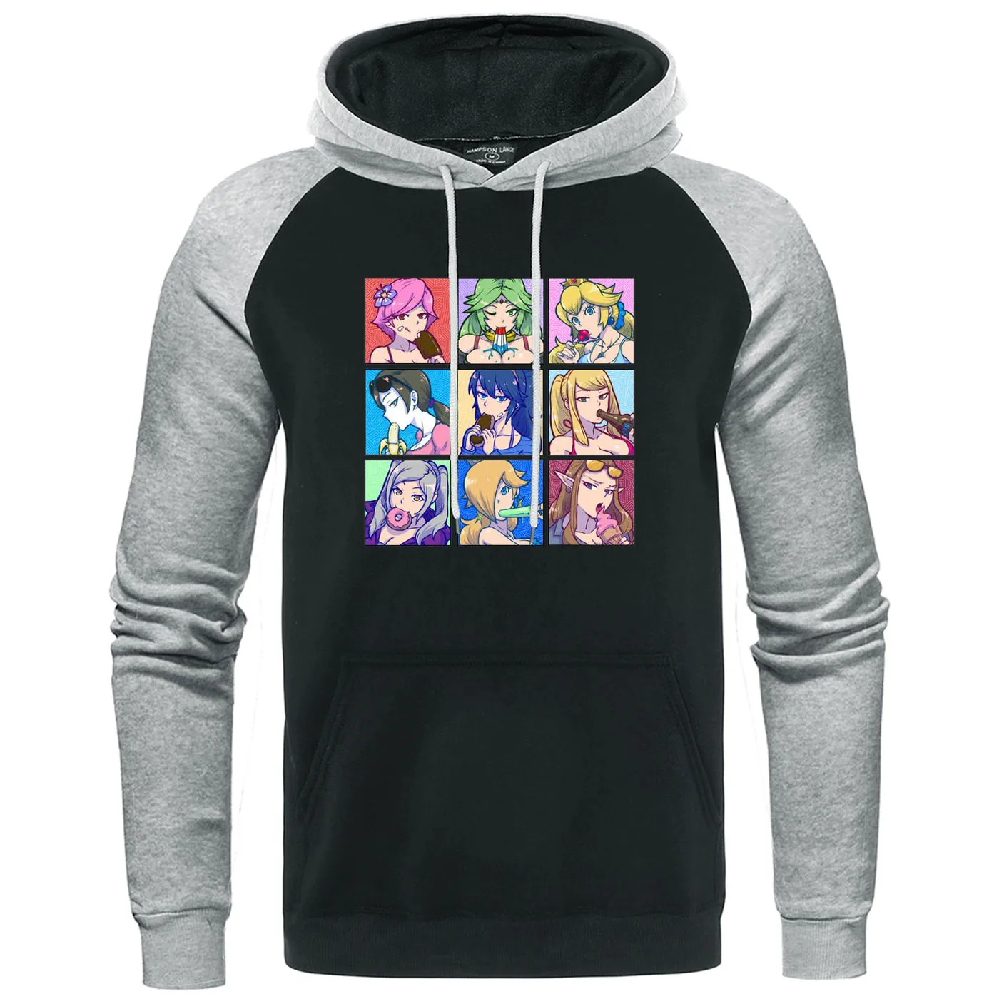 Толстовка мужская флисовая с капюшоном Super Smash Bros на осень/зиму | Мужская одежда
